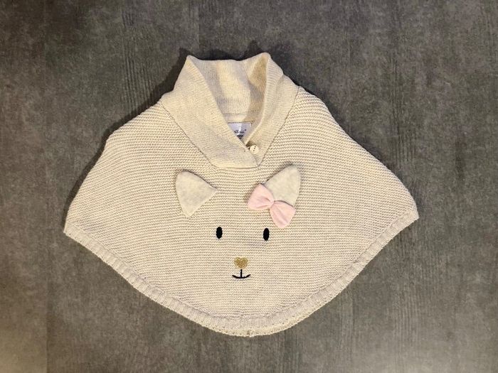 Poncho/gilet beige NEUF