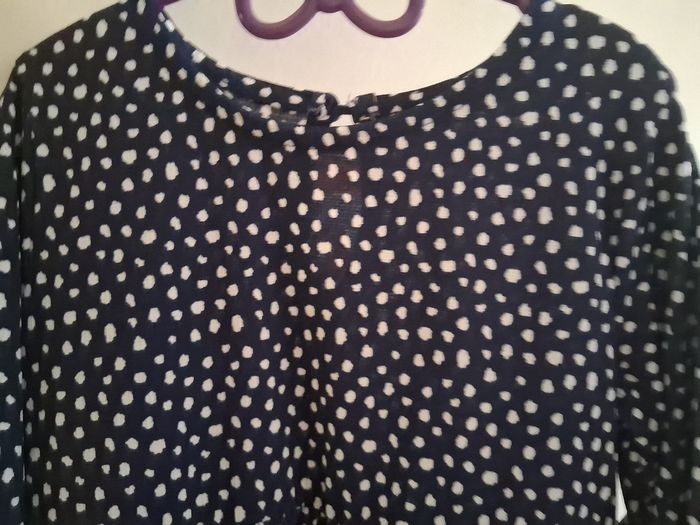 Robe bleu marine et blanc - photo numéro 3