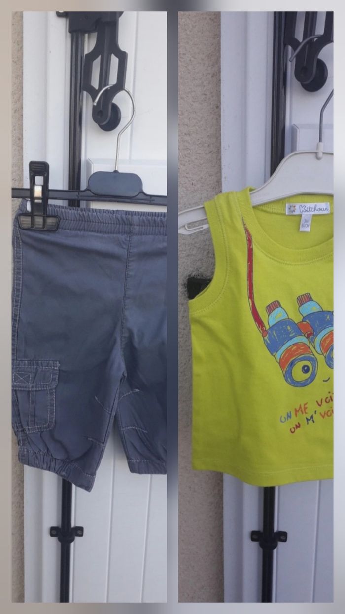 Ensemble 2 pièces bb gars taille 3 mois
