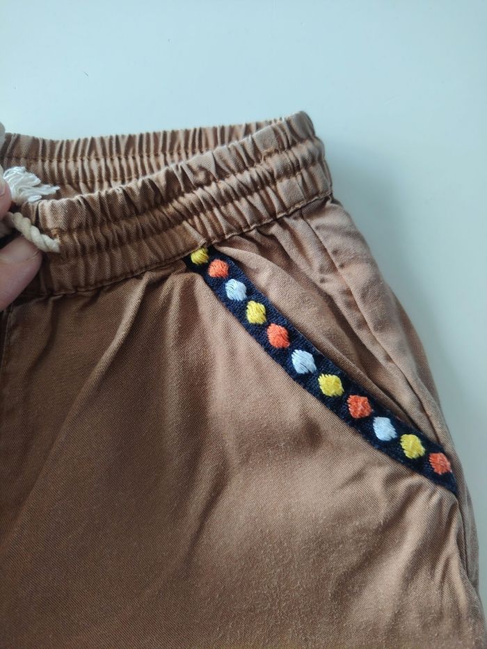 Pantalon d'été en coton fille 4 ans tbe - photo numéro 4