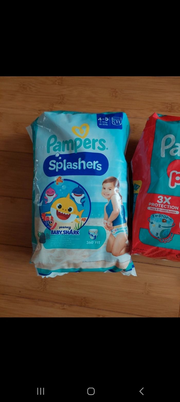 Lot couches pampers - photo numéro 2