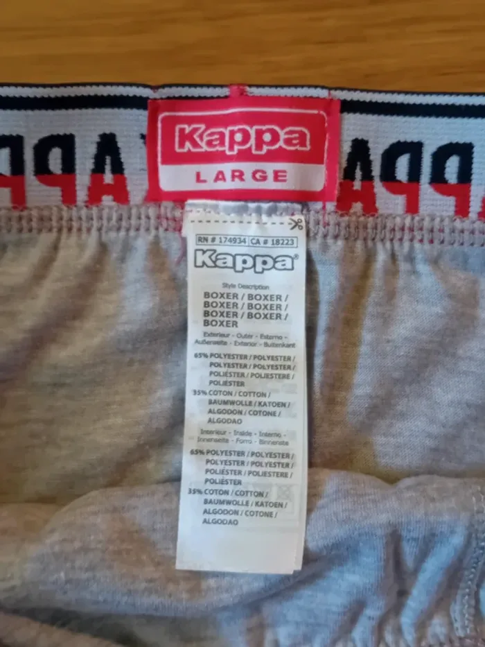 Lot de 3 caleçons Kappa Neuf - photo numéro 3
