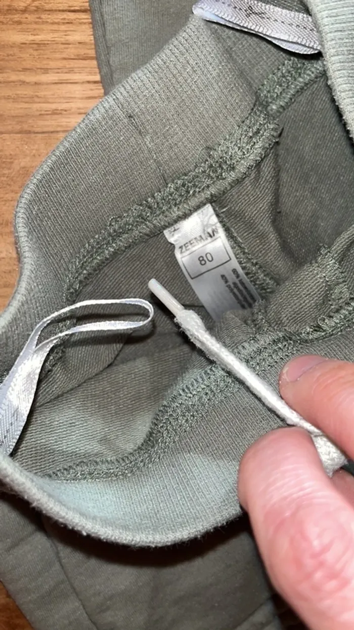 Haut/ bas de jogging kaki 12 mois (80cm) zeeman - photo numéro 5