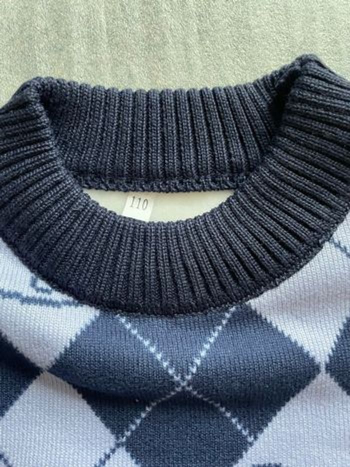 Pull col rond, doux avec motif - photo numéro 3