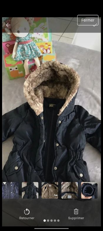Manteau tape a l'oeil