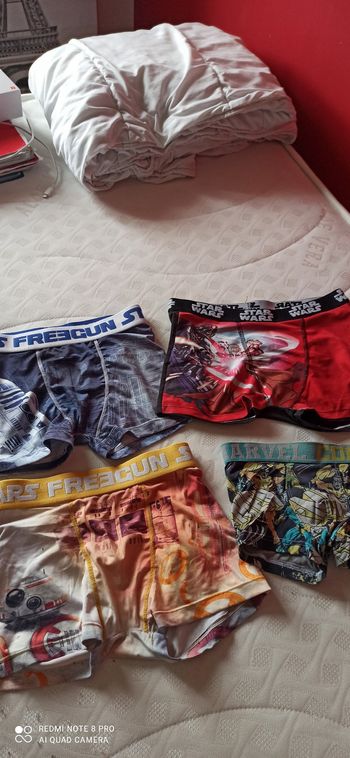 Lot de boxers 8 ans