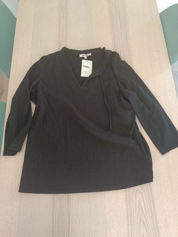 Chemisier blouse col froufrous Grain de malice L