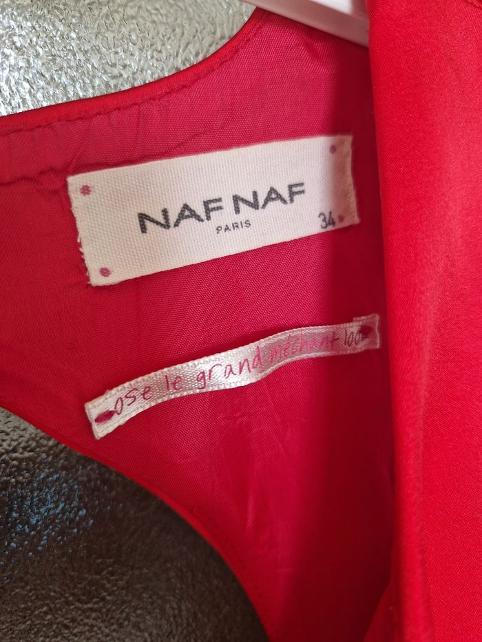 Robe rouge nafnaf - photo numéro 2