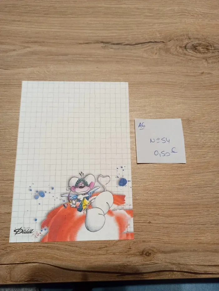 Feuille Diddl A6 54 0,50€