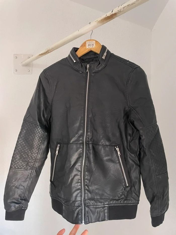 Chaqueta cuero Pull&Bear - photo numéro 4