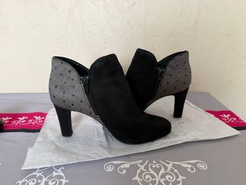 Boots noir & gris Eram 36