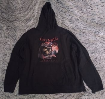 Sweat Shirt Batman Arkham City DC Comics Noir/Rouge - Taille XL