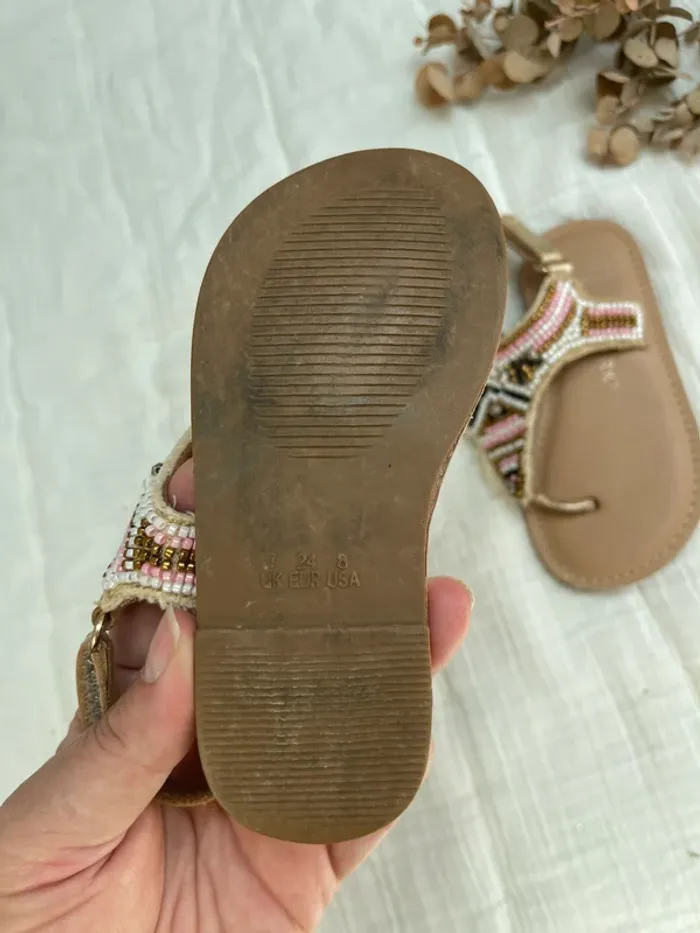 Sandale nu pied perle multicolore - Primark (taille 24) - photo numéro 5