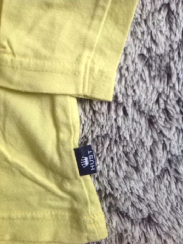 Tee-shirt manches longues jaune Hust - 2 ans - photo numéro 4
