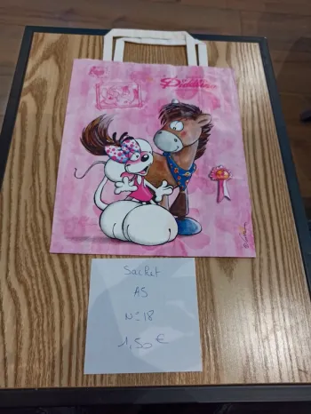 Sachet en papier Diddl A5 avec anses 18 1,50€