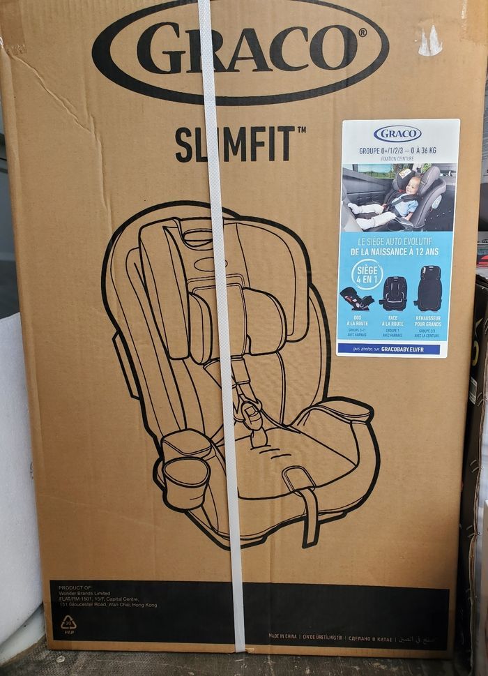 Siège Auto Évolutif 4en1 GRACO SLIMFIT De la Naissance à 12 Ans. - photo numéro 2