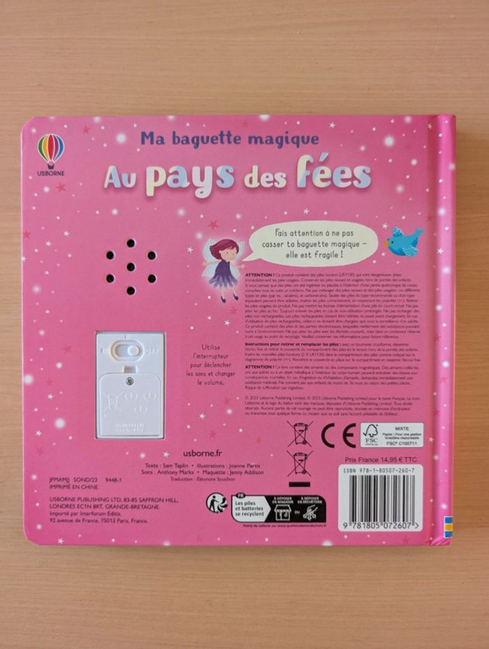 Livre Au pays des fées neuf - photo numéro 2