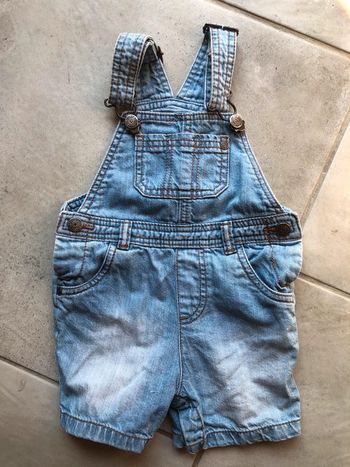 Salopette jean bébé garçon Tex Baby 12 mois