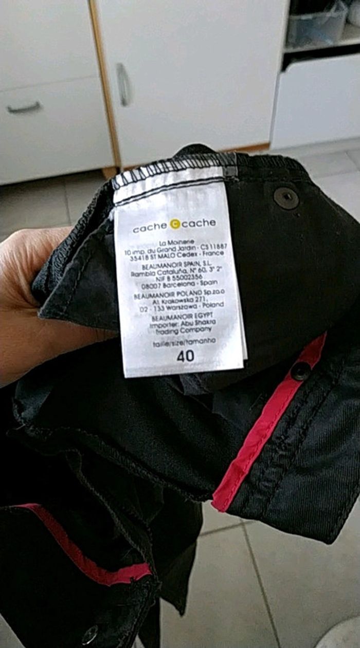 Pantalon cache cache marron 40 - photo numéro 4