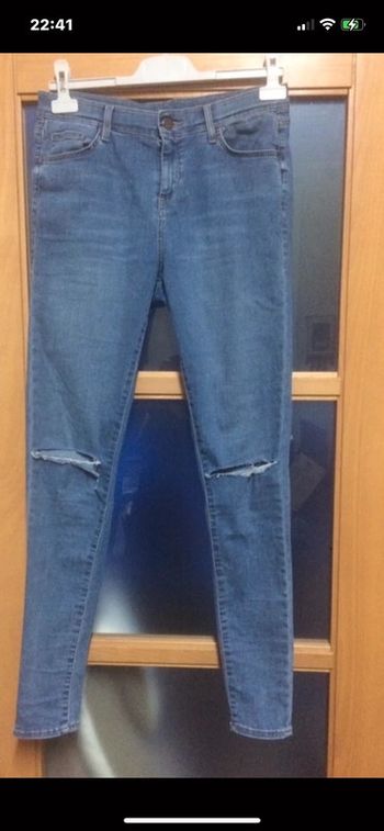 Superbe jeans Jeans topshop moto taille haute taille 30 us / 40 fR