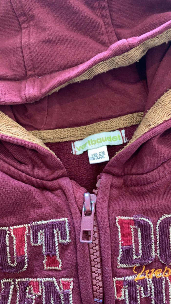 Gilet molletonné Vertbaudet 8 ans - photo numéro 2