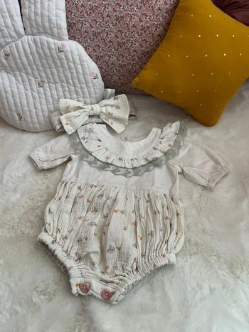 Barboteuse double gaze