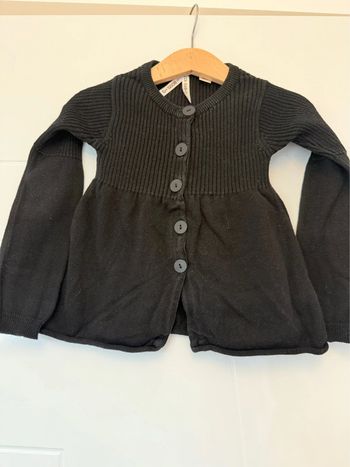 Gilet Okaidi noir en 4ans