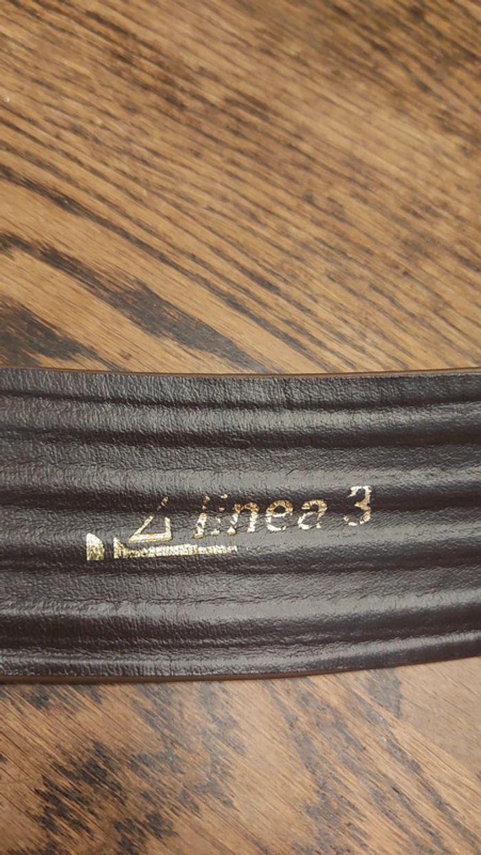 Ceinture marron en similcuir de 75cm - photo numéro 4