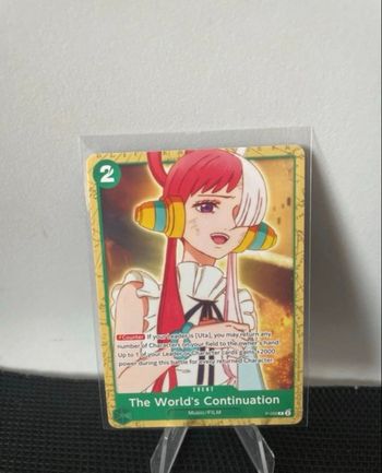 Carte the World’s continuation P-059 Uta anglais One Piece card game