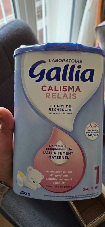Lot de 3 Lait Gallia relais