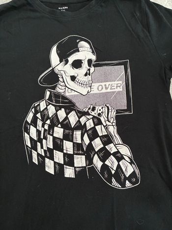 Tee shirt noir taille XXS