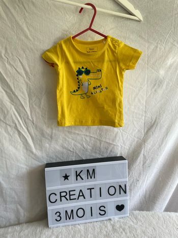 T-shirt 3 mois boîte à malices