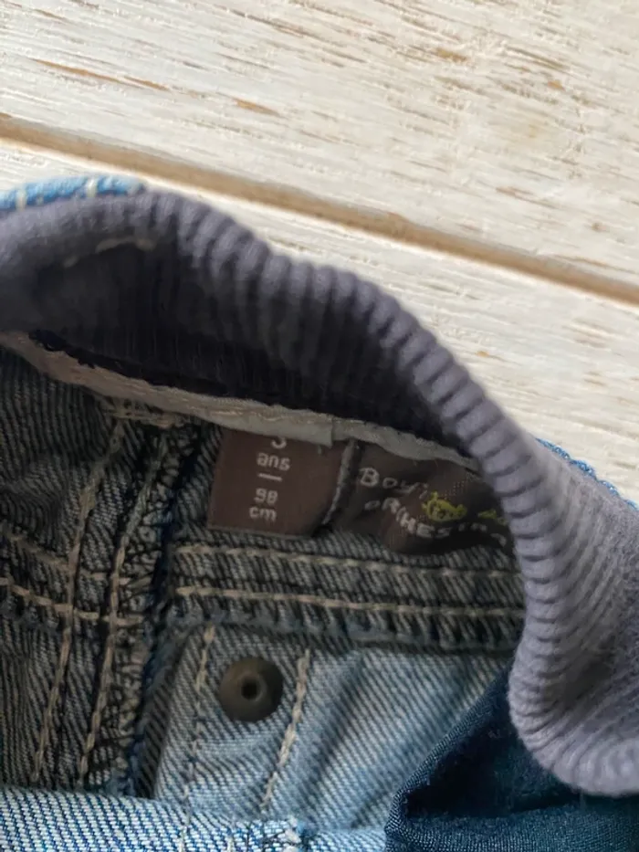 Ensemble Bebe garçon 3 ans pantalon jean , polo et gilet - photo numéro 6