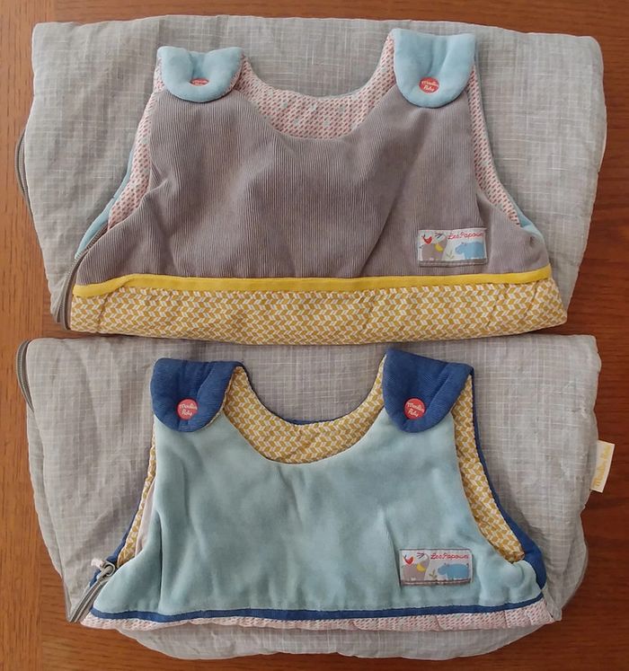 Lot de 2 gigoteuses bébé Moulin Roty, collection les Papoum - photo numéro 18