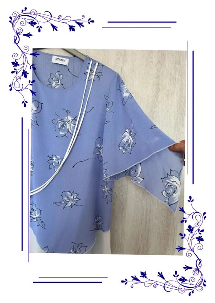 Magnifique tunique L Lila - photo numéro 2