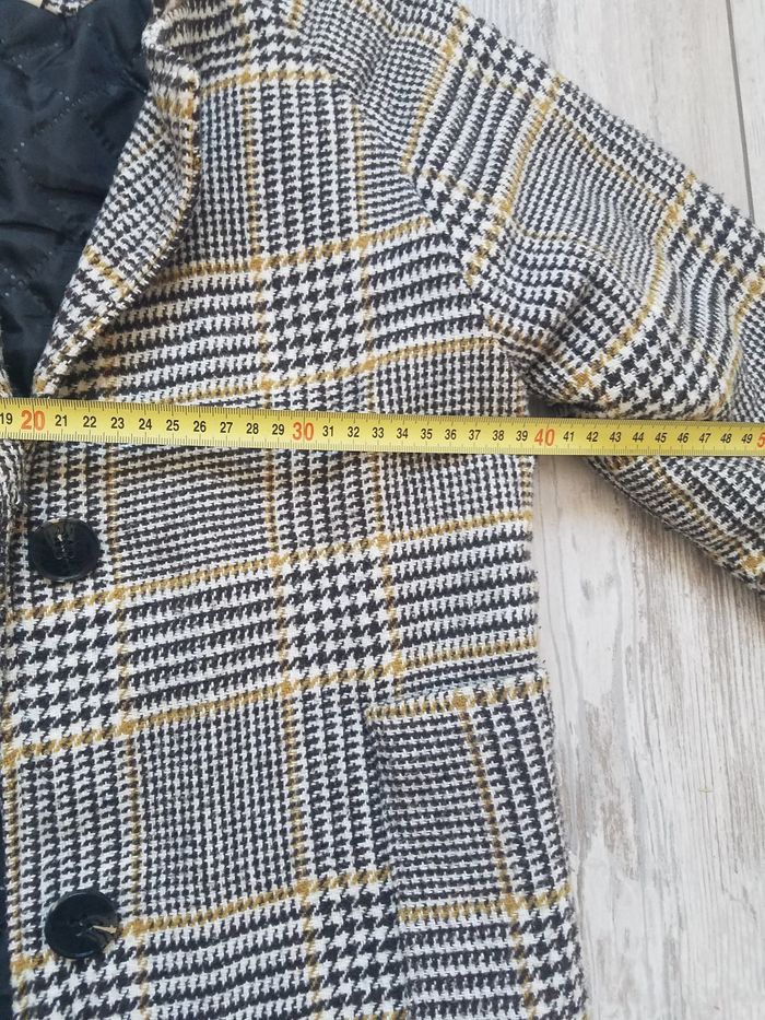 Manteau veste fille à carreaux 5/6 ans tbe - photo numéro 8