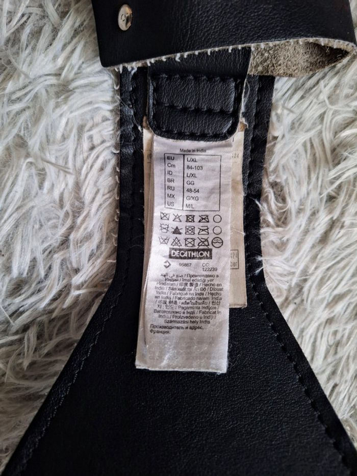 Ceinture de sport Domyos taille L/XL (84-103 cm) noir - Très usée mais fonctionnelle - photo numéro 2