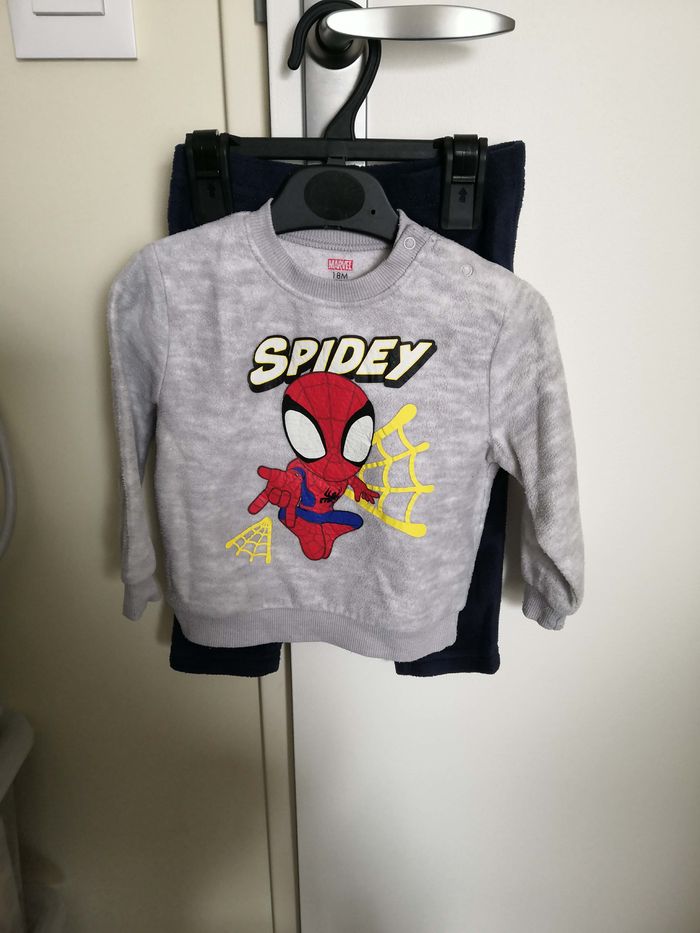 Ensemble pyjama en polaire 2 pièces (Spider-Man, Marvel) 18 mois (86 cm) Kiabi - photo numéro 1