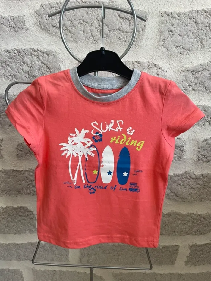 Tee shirt fille 3 ans manches courtes in extenso