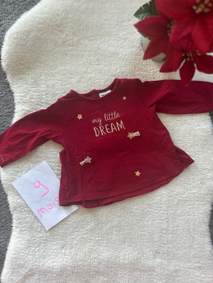 T-shirt ML ~ tape à l’œil ~ 9 mois