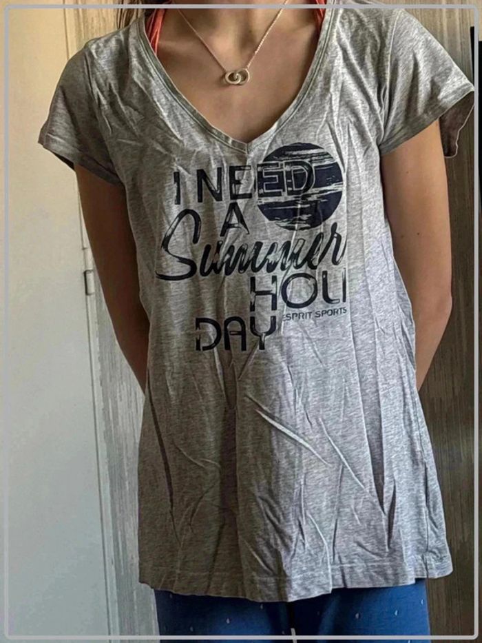 T shirt manche courte taille 36 marque esprit - photo numéro 2