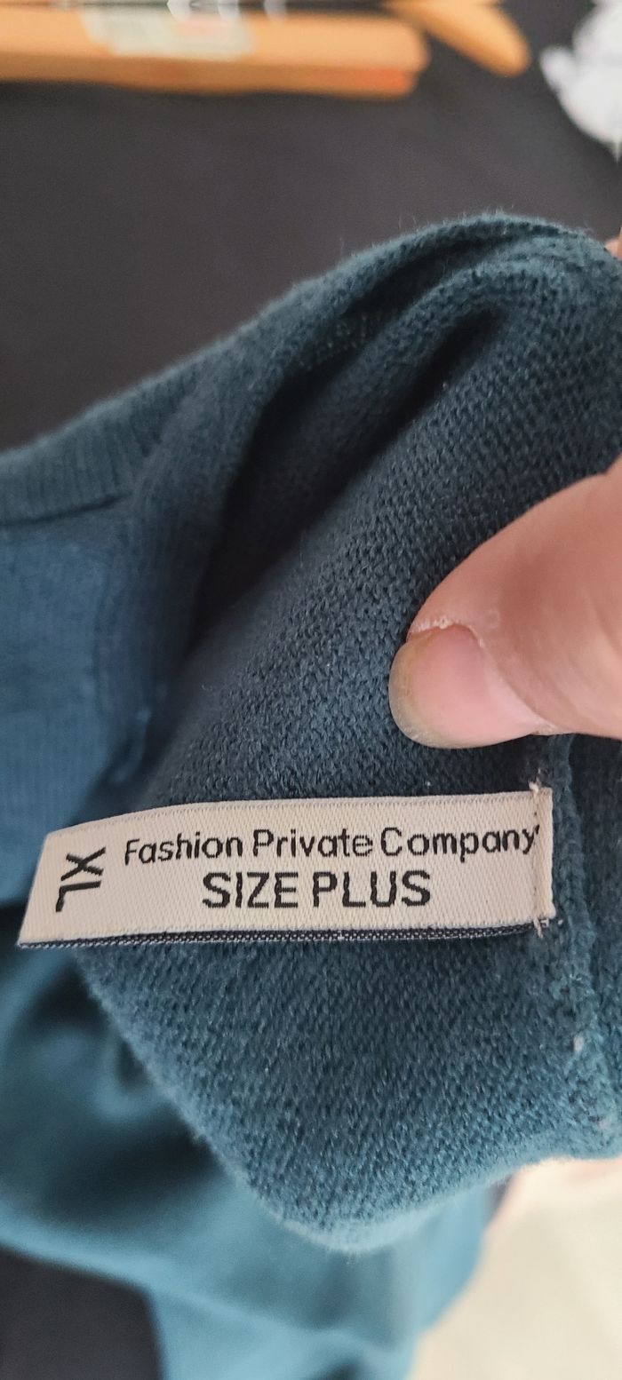 Pull fin femme vert - photo numéro 3