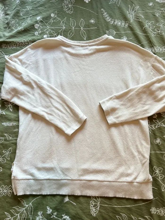 Pull stradivarius blanc - photo numéro 4