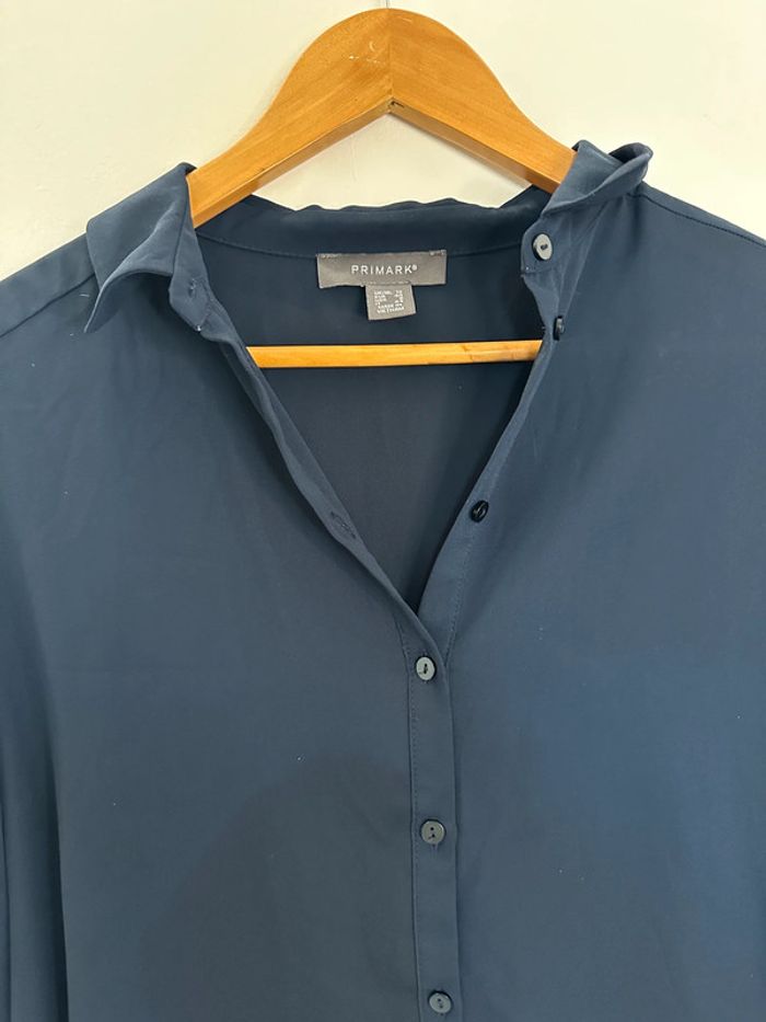 Chemise femme bleue marine Primark T40 peu portée - photo numéro 5