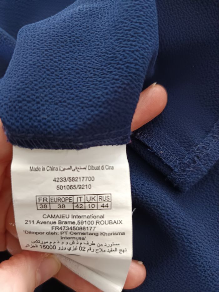 Blouse Camaïeu taille 38 - photo numéro 4