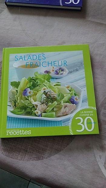 Livre de recettes salades fraîcheur