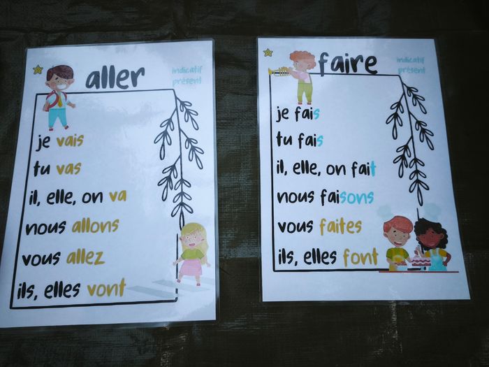 Lot de 6 cartes aide mémoire - photo numéro 3