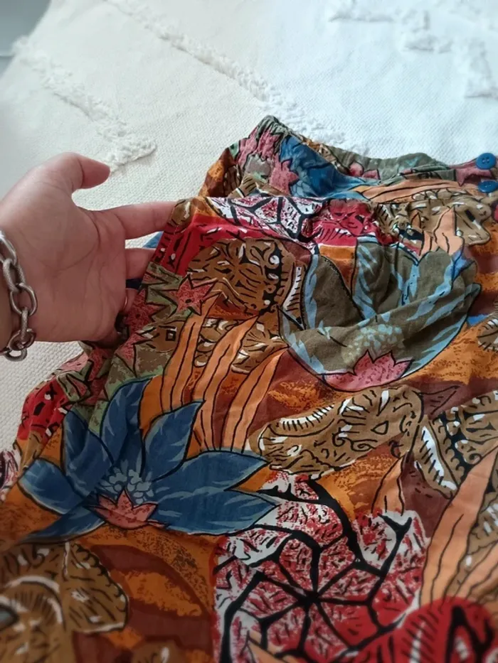 Short ample imprimé vintage - photo numéro 3