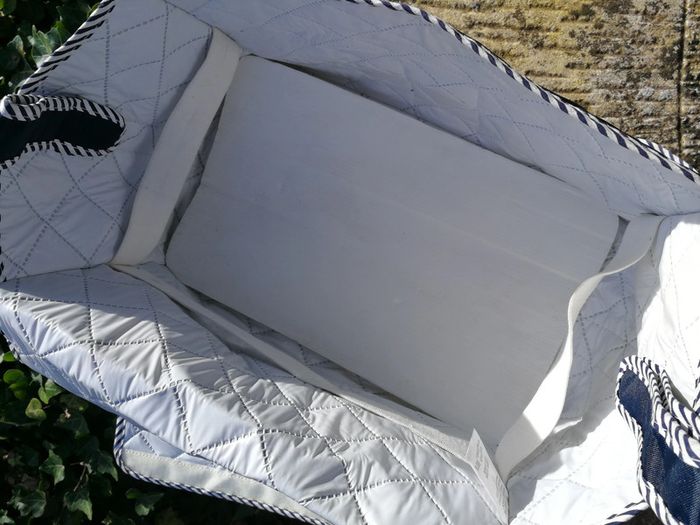 Sac à langer incomplet Baby on Board bleu matelassé - photo numéro 9