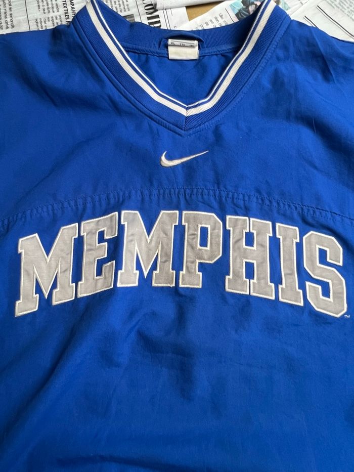 Pull sweat Hoodie Nike vintage rare taille XXL bleu - photo numéro 6